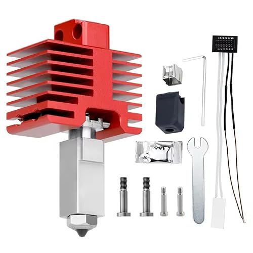 P1 Extruder-Hotend-Kit für BambuLab P1 Serie 3D-Drucker, Hotend, Upports 500 °C hohe Temperatur, 500 mm/s, Hochgeschwindigkeits-P1S/P1P, abnehmbares Hotend (P1-Serie (mit Heizdraht)) von YUYUEMI