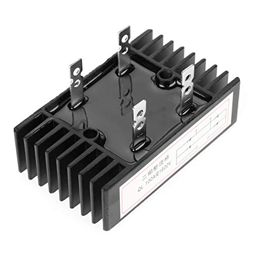 2PCS 100A High Power 1600V 2-Phasen-Brückengleichrichter, Große Überstromkapazität, Gute Wärmeableitung, für die Stromversorgung von YWBL-WH