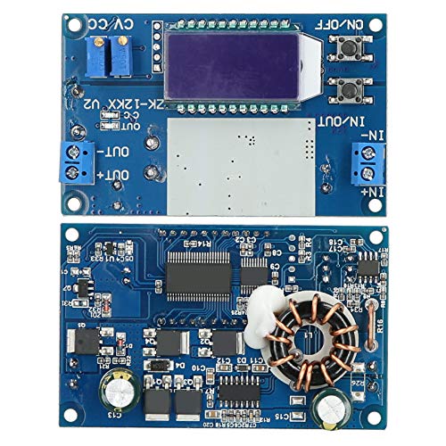 LCD-Stromversorgungsmodul, Einstellbarer Spannungsregler, Konstantstrom-LCD-ZK-12KX DC-DC-12A-Stromversorgungsmodul, für Hochleistungs-LED-Konstantstrom, Werkzeuge von YWBL-WH