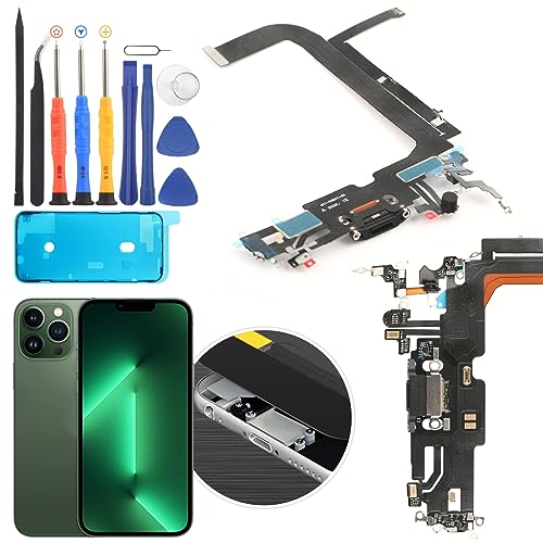 YWLRONG Dock Connector für iPhone 13 Pro Max Ladeanschluss Flexkabel Ersatz für iPhone 13 Pro Max USB Ladegerät Dock Board Connector mit Werkzeug von YWLRONG