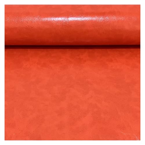 Kunstleder Selbstklebend Lederstoff Zur Reparatur. Selbstklebendes Lederreparaturband. Polster-Vinyl-Reparaturset, Neupolster-Lederflicken Für Möbel, Couch, Stühle, Autositz(Orange) von YXLYFDLY