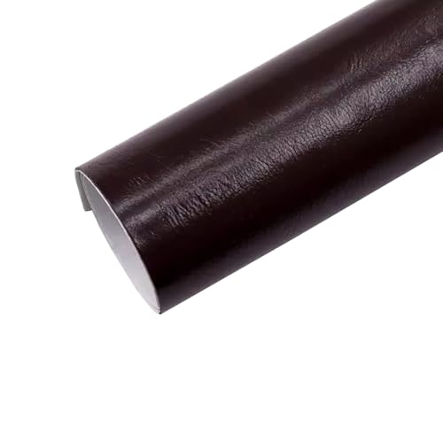 Kunstleder Selbstklebend Lederstoff Zur Reparatur. Selbstklebendes Lederriss-Reparaturset. Vinyl-Vinyl-Reparaturset, Neupolster-Lederflicken Für Möbel, Couch, Stühle, Autositz(Dark brown) von YXLYFDLY