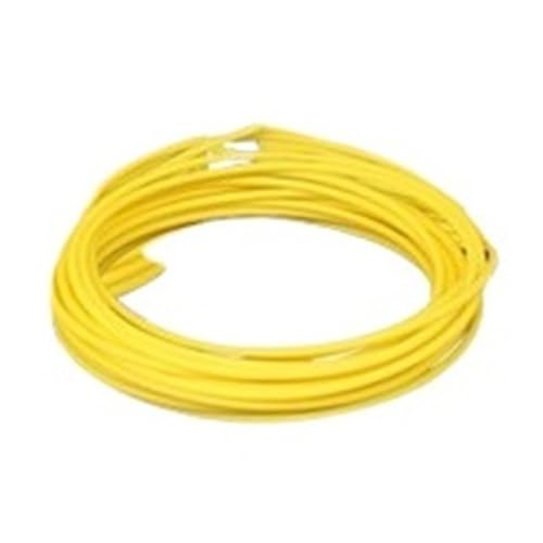 F46 Kapillar-PTFE-Schlauch, weiß/rot/blau/schwarz/gelber Hitzeschutz-Übertragungsschlauch, starrer 2,5 kV 150 V PTFE-Schlauch for 3D-Drucker(Yellow,0.56mm x 0.86mm) von YXYFA