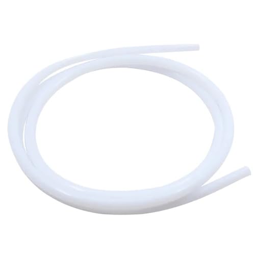 ID 2 mm OD 4 mm 3D-Drucker-Teilrohr, 1,75 mm Filament-PTFE-Schlauch, 1/2/4 m B0wden-Extruder-PTFE-Schlauch for Hotend V5 V6 encler 3(White,1 meter) von YXYFA