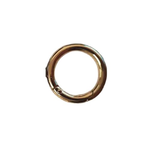 YXYFA Metall-Federtor-O-Ring, zu öffnender Schlüsselanhänger, Leder-Handwerk, Tasche, Gürtel, Auslöser, Schnappverschluss, Clip-Anschluss, DIY-Zubehör, 1 Stück(Bronze,25mm) von YXYFA