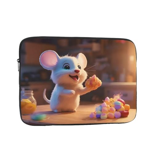 YYHHAOFA Laptoptasche mit Maus-Stehlen, stoßfest, tragbar, 30,5 cm (12 Zoll), leichte Laptoptasche für Damen und Herren, Geschäftsreisen, Büro von YYHHAOFA