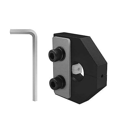 Schweißanschluss for defektes Filament, Schwarz/Silber, Aluminiumblock, 1,75 mm PLA-ABS-Filamentsensor mit Inbusschlüssel, 3D-Druckerteile(Color:Black) von YYLFEN