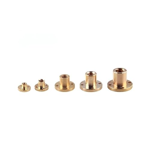 T5 T6 T8 T10 T12 T14 T20 Lead Screw Nut Pitch 1/2mm Lead 1/2/3/4/8/10mm/12mm/14mm Brass Lead Screw Nut For CNC Parts 3D Printer YYVFLAUX(T10 Pitch2mm Lead4mm) von YYVFLAUX