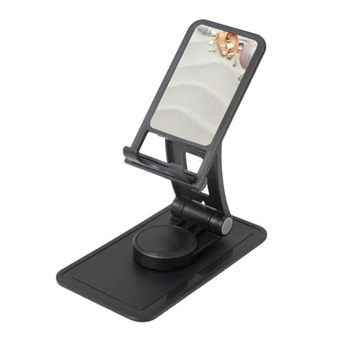 YZWXYYCWM Bunte Conches and Seashells Square Base Swivel Phone Stand - Adjustable, Foldable, Universal Stand For Hands-Free Convenience von YZWXYYCWM