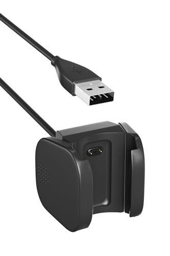 Yaekea Ladekabel Kompatibel mit Fitbit Charge 4/Fitbit Charge 4 SE Ladegerät 3.3Ft USB Schnell Ladestation für Fitbit Charge 4 Schnellladegerät Magnetisches Ersatz für Fitbit Charge 4 Kable von Yaekea