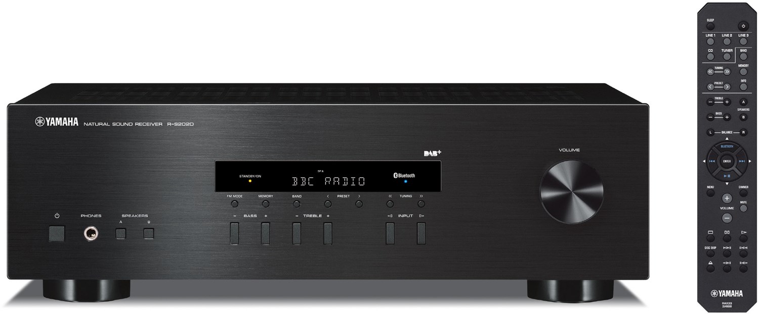 R-S202D Receiver schwarz von Yamaha