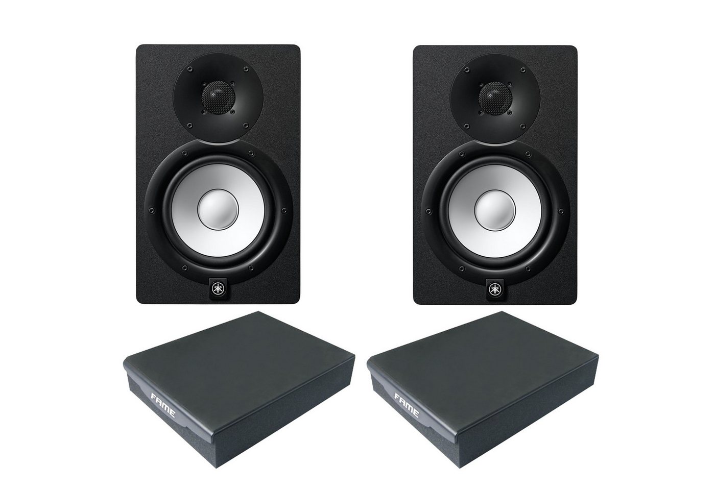 Yamaha Lautsprecher (HS 7 + MSI 125 - Aktiver Studiomonitor-Set) von Yamaha