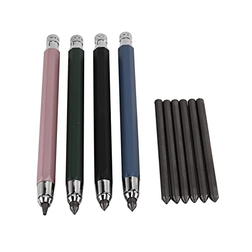 Yangyou 10 Stück 5,6 mm Bleistifte-Set, Skizzen-Up, Metall, automatischer Druckbleistift für Bastelarbeiten, Kunstskizzen, Holzbearbeitung von Yangyou