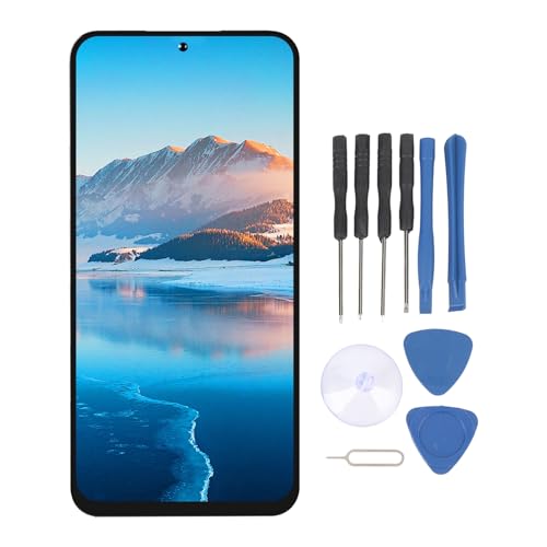 Für das Galaxy S23FE -Bildschirmersatz 6,4 Zoll, 3D -Touch -LCD -Bildschirm -Digitalisierer -Ersatz durch Reparaturwerkzeuge Kit, Frameless Display Touch Digitizer Montage, von Yanmis