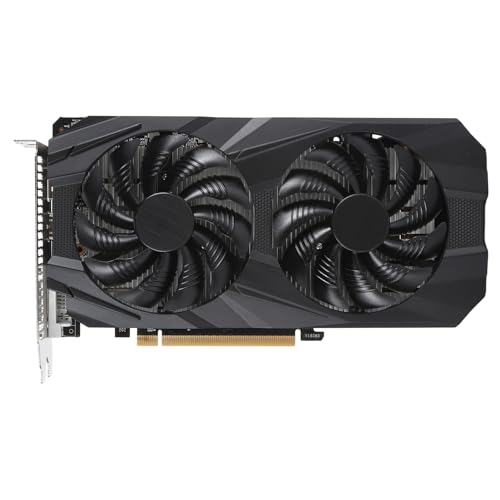 Yanmis GTX 1060-Grafikkarte, 192 Bit GDDR5 1708/8008 MHz, PCI Express 3.0-Gaming-GPU-Grafikkarte, HDMI DP DVI mit Zwei Lüftern für Büro- und PC-Gaming von Yanmis