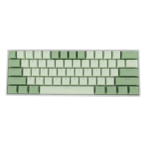 Yanmis Mechanische Tastatur, Gaming-Tastatur, RGB-Hintergrundbeleuchtung, 61 Tasten, Roter Schalter, Computertastatur für 2000 ME XP 7 8 10 für HarmonyOS von Yanmis