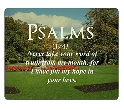 YENDOSTEEN YANTG Ltd. - Mousepad schöne Mousepad antike biblische vers zitieren, Verse sprüche PAD Gaming - Maus PM1877 Mouse pad. von YENDOSTEEN