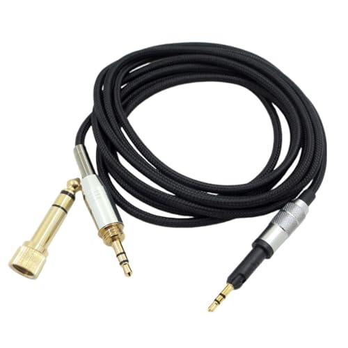 Yaowanguan Audio Kabel für Sennheiser HD6 MIX HD7 DJ HD8 DJ HD515 HD518 HD558 HD598 HD549 HD569 HD579 HD595 HD599 Kopfhörer,Ersatz 3,5mm/6,35mm Stecker auf 2,5mm Stecker Kabel von Yaowanguan