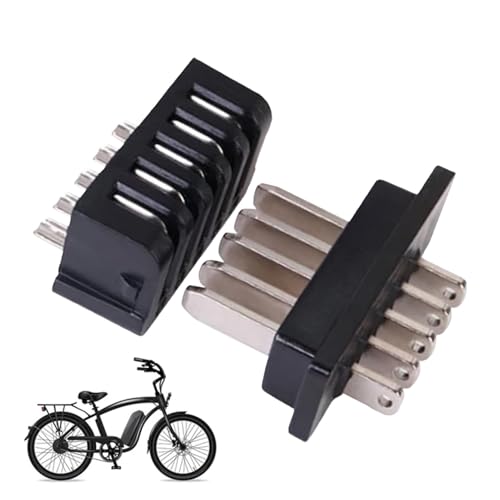 Yapetnck Batterie-Stromentladungsstecker | 2 x 5-poliger Netzstecker-Anschluss | E-Bike-Akku-Stromstecker Ersatz, Batterie-Powerbox-Entladungsstecker für den Außenbereich von Yapetnck