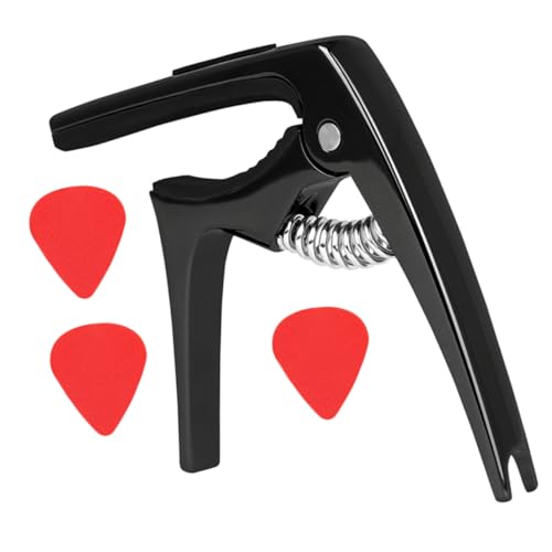 Yardwe Gitarren Kapodaster Für Gitarre Multifunktionales Gitarrenzubehör Mit Stimmgerät Und Gitarrenplektren Für Ukulele Und Andere Saiteninstrumente Yardwe Gitarren Kapodaster Für Gitarre Multifunktionales Gitarrenzubehör Mit Stimmgerät Und Gitarrenplektren Für Ukulele Und Andere Saiteninstrumente von Yardwe