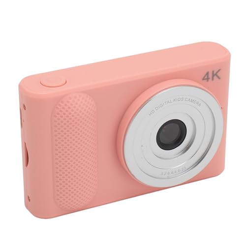 4K-Digitalkamera, 48 MP, HD, 16-facher Digitalzoom, Autofokus, Tragbare Taschen-Mikro-Spiegelreflexkamera mit 2,4-Zoll-TFT-Bildschirm für Reisefotografie, Vlogging (PINK) von Yctze