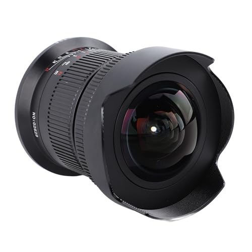 9 Mm F5,6 Ultra-Vollformatobjektiv, 132 ° Weitwinkel, Keine Verzerrung, 0,2 M Minimaler Fokussierabstand, Kameraobjektiv für Reisefotografie von Yctze