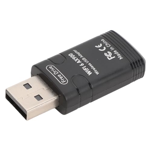 AX900Mbps Dual Band USB A für 1/10, BT 5.3 2,4/5,8 GHz WiFi-Empfänger, Kompatibel mit PC/Laptop/Mac, High Speed ​​Fidelity 6 Adapter von Yctze