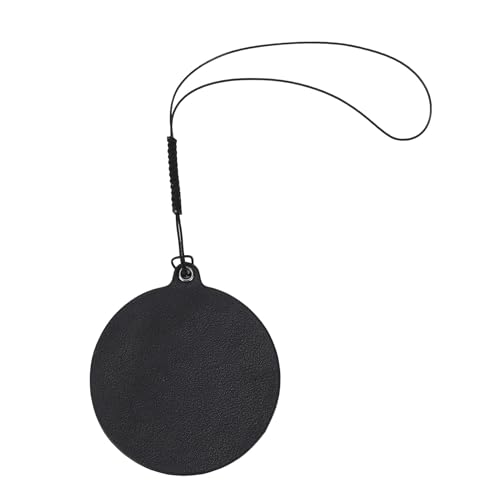 Leder-Objektivdeckel-Aufkleber, 7 cm Durchmesser, Sofortbildkamera-Objektivschutz mit 18 cm Anti-Verlust-Seil, Leder-Objektivdeckel-Halter-Aufkleber von Yctze