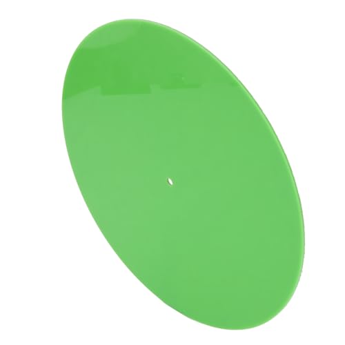 Plattenspieler-Matte Ylic Record Platter Slipmat für 2 I Plattenspieler Bright e – Reduziert Statische Aufladung und Keine Ersatzmatte (Green) von Yctze