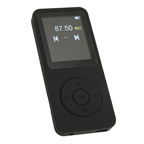 Tragbarer MP3-Player mit 5.0- und HiFi-Lo-Sound, UKW-Radio, W 8Ω HD-Lautsprecher, Multifunktionaler MP4-Musikplayer – Leichter und Praktischer Musikplayer für Unterwegs von Yctze