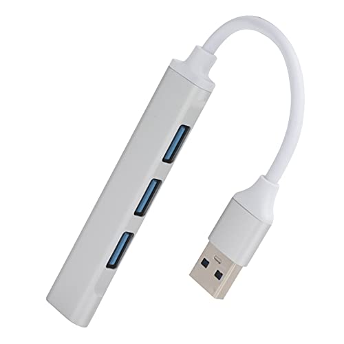 Ultrahochgeschwindigkeits-4-Port-USB3.0-Hub aus Aluminiumlegierung, Tragbarer Adapterkonverter, Überlastschutz-Hub-Splitter, USB-Erweiterungsdock von Yctze