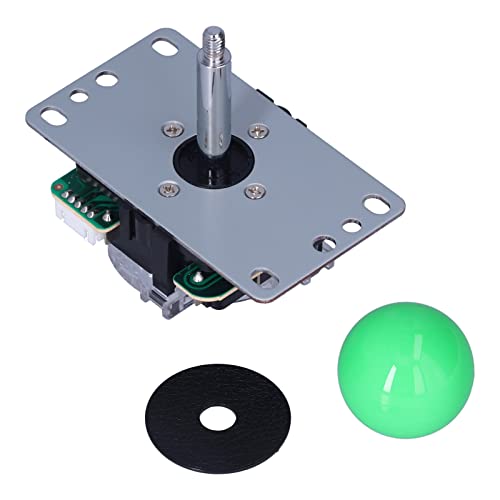 Yctze Arcade Classic Competition 5 Pin Stick Rocker 8 Wege Joystick für PC Box 360 für für PS3 Spiele Arcade DIY Kit Teile Mame Jamma Spielkonsolen 8 Joystick für PC Box 360 für (GREEN) von Yctze