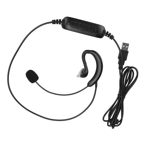 Yctze Ohrbügel-Headset, USB-Kopf für Notebook-Computer, Ideales Zubehör für QQ MSN von Yctze