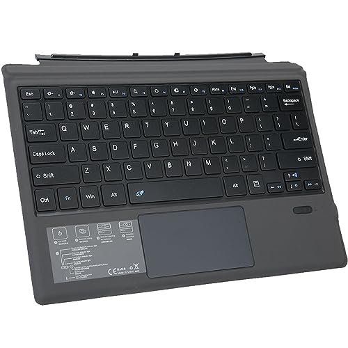 Yctze Schlanke Wirel-Tastatur für Pro 3/4/5 Tablet PC, Magnetisches Absorptionsdesign, Ultradünne und Tragbare Tastatur von Yctze