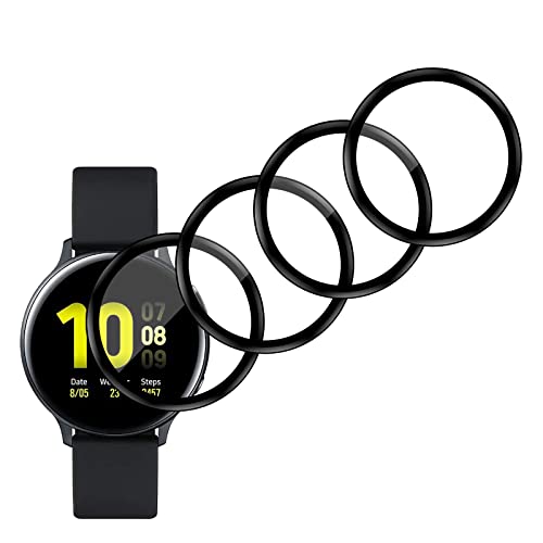 Ydiciv 4 Stück Schutzfolie Displayschutzfolie für Samsung Galaxy Watch Active 2 40mm Protective Film, displayschutz, Anti-Kratz, Blasenfrei, Panzerfolie für Samsung Galaxy Watch Active 2 40mm von Ydiciv