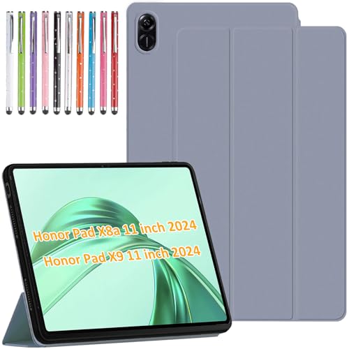 YeaQuelior Hülle für Honor Pad X8a/Honor Pad X9 11 Zoll 2024, Schutzhülle Ultradünne PU Leder mit Standfunktion Hülle Case, Lavendel Violett von YeaQuelior