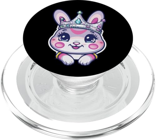 Süßer Hase mit Krone PopSockets PopGrip für MagSafe von !!!Yeah Hase Designz