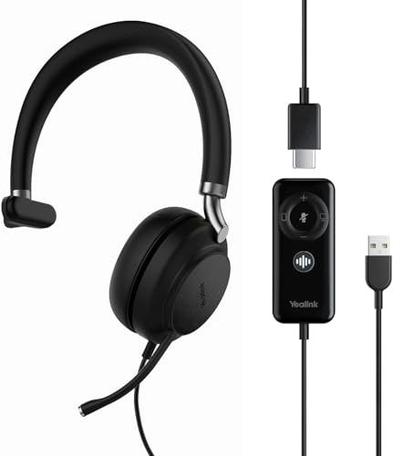 Yealink UH38 Mono UC -W/O Bat USB-A USB-Headset von Yealink