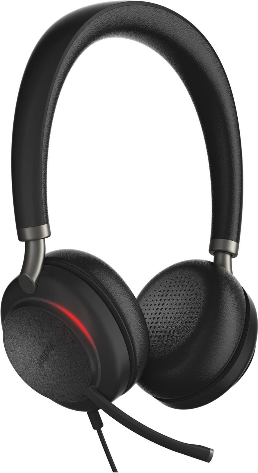 Yealink UH35 Dual - Headset - On-Ear - kabelgebunden - USB - Schwarz - Zertifiziert f�r Microsoft Teams (1308137) von Yealink