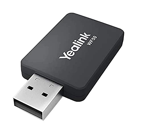 Yealink WF50 WLAN-Adapter für IP-Telefon/USB/Extern, Schwarz von Yealink