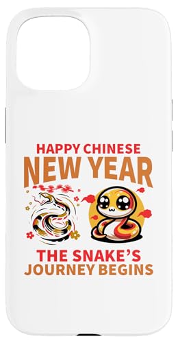 Hülle für iPhone 15 Jahr der Schlange 2025 Mondneujahr Chinesisches Neujahr 2025 von Year Of The Snake 2025 Chinese New Year 2025