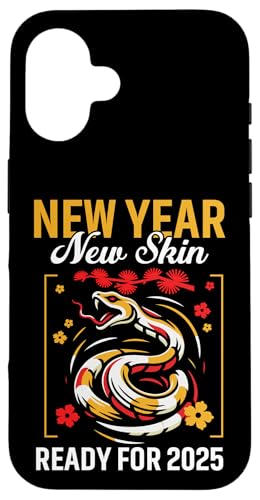 Hülle für iPhone 16 Jahr der Schlange 2025 Mondneujahr Chinesisches Neujahr 2025 von Year Of The Snake 2025 Chinese New Year 2025