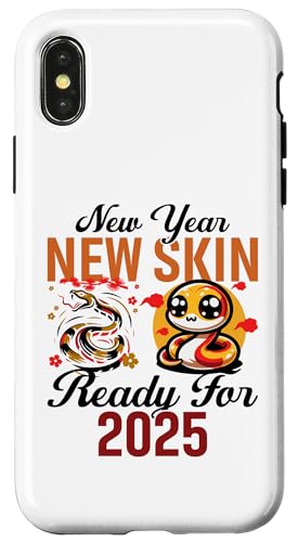 Hülle für iPhone X/XS Jahr der Schlange 2025 Mondneujahr Chinesisches Neujahr 2025 von Year Of The Snake 2025 Chinese New Year 2025