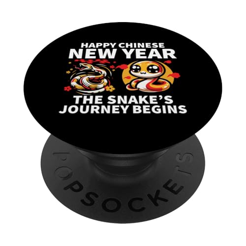 Jahr der Schlange 2025 Mondneujahr Chinesisches Neujahr 2025 PopSockets Klebender PopGrip von Year Of The Snake 2025 Chinese New Year 2025