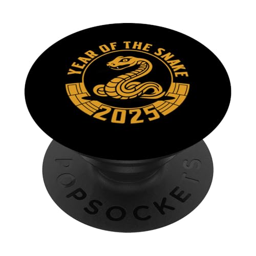 Chinesisches Neujahr 2025 Jahr der Schlange PopSockets Klebender PopGrip von Year Of The Snake 2025 Gift Lunar New Year Snake