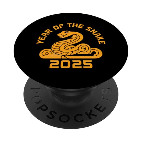 Chinesisches Neujahr 2025 Jahr der Schlange PopSockets Klebender PopGrip von Year Of The Snake 2025 Gift Lunar New Year Snake