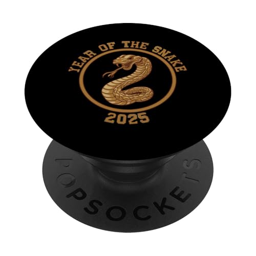 Chinesisches Neujahr 2025 Jahr der Schlange PopSockets Klebender PopGrip von Year Of The Snake 2025 Gift Lunar New Year Snake