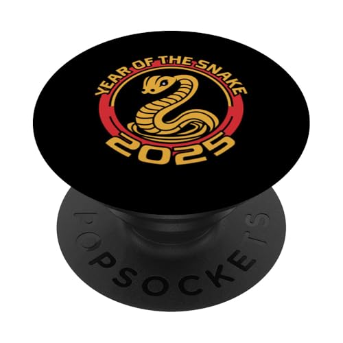 Chinesisches Neujahr 2025 Jahr der Schlange PopSockets Klebender PopGrip von Year Of The Snake 2025 Gift Lunar New Year Snake