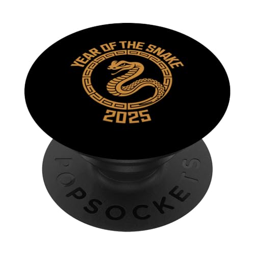 Chinesisches Neujahr 2025 Jahr der Schlange PopSockets Klebender PopGrip von Year Of The Snake 2025 Gift Lunar New Year Snake