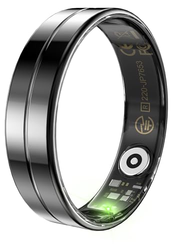 Smart Ring Ultra Thin Fitness Ring Pulsmesser Schlafring Gesundheitstracker Schrittzähler Ring Übungsaufzeichnung Kamerasteuerung Schrittzähler Smart Rings für Android & iOS Handy Smart Ring Ultra Thin Fitness Ring Pulsmesser Schlafring Gesundheitstracker Schrittzähler Ring Übungsaufzeichnung Kamerasteuerung Schrittzähler Smart Rings für Android & iOS Handy von Yeforu
